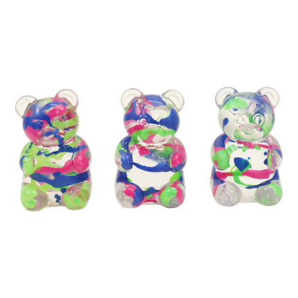 Gummy Bear Clear Colorful Squishy JT6415-3 (12PC)