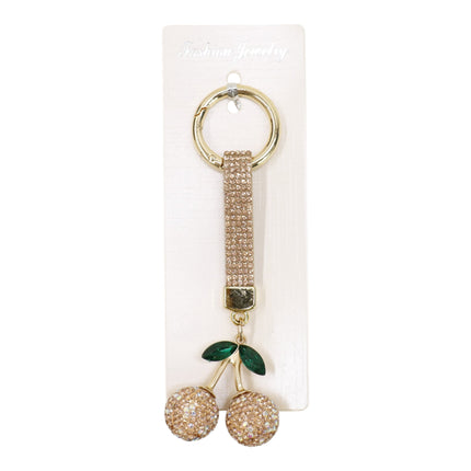 Cherry Rhinestone Keychain and Bag Charm JK6228-3 (12)