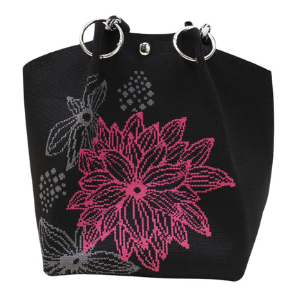 Floral Pattern Women's Knitted Bucket Bag JB6122-2 (12PC)
