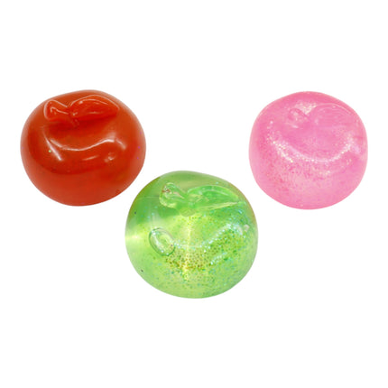 Glitter Apple Maltose Squishy Toy JT6609-15 (12PC)
