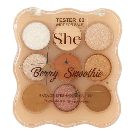 S. He 9 Color Eyeshadow Palette EP1086 (24PK)