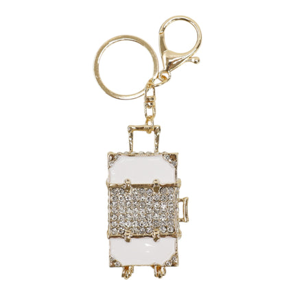Cute Suitcase-Shaped Rhinestone Keychain and Bag Charm JK6303-22 (12)