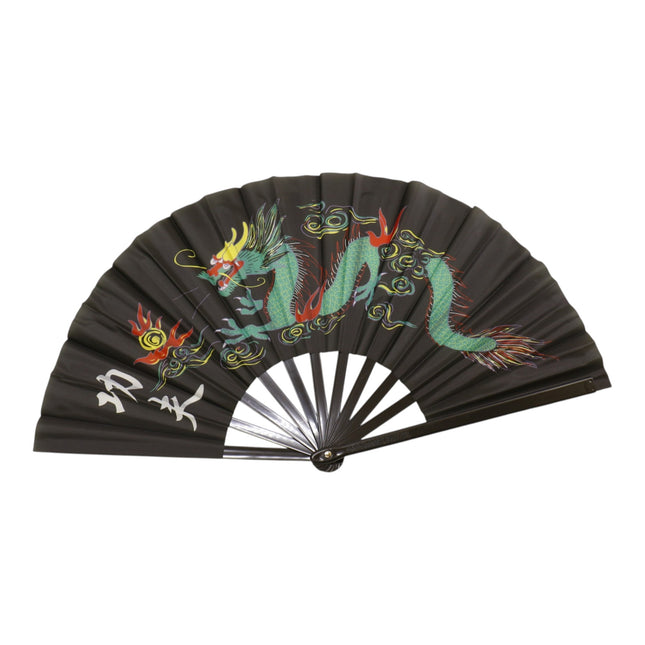 Dragon Large Traditional Perigon Line Dance Folding Fan 0640 (12PC)