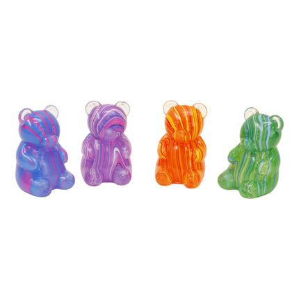 Marbled Gummy Bear Colorful Squishy JT6528-13 (12PC)