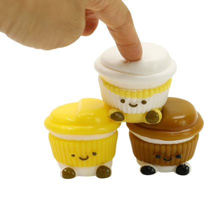 Silicon Muffin Cake Squishy Toy JT6518-2 (12PC)