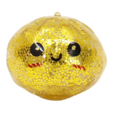 Mini Glitter Gel Bead Squishy Dumpling With Steamer SQ6606-3 (12PC)