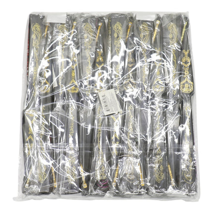 Butterfly Floral Glitter Handheld Folding Fan FNSZ09 (12PC)