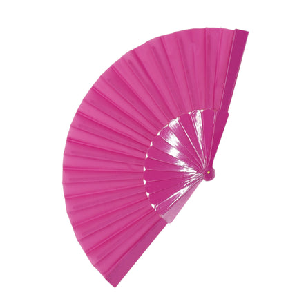 Solid Color Hand Held Folding Fan JF6323-1 (12PC)