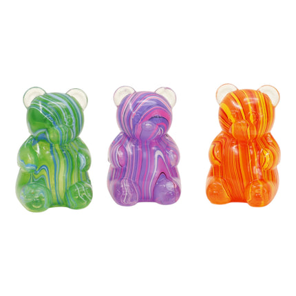 Marbled Gummy Bear Colorful Squishy JT6528-13 (12PC)