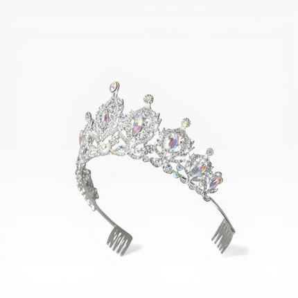 Crystal Tiara Crown HT0933 (2PC)