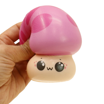 Cute Colorful Mushroom Foam Sponge Squishy Toy SS6425-14 (12PC)