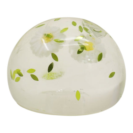 Clear Daisy Squishy Toy JT6407-5 (12PC)