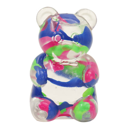 Gummy Bear Clear Colorful Squishy JT6415-3 (12PC)