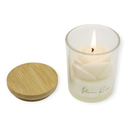 Rose Flower Fragrance Scented Candle SS51016-4 (12pc)