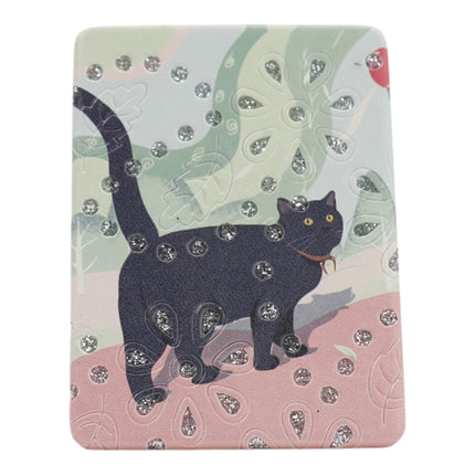Cat Cartoon Rectangular Glitter Compact Makeup Mirror JM6423-30 (12PC)