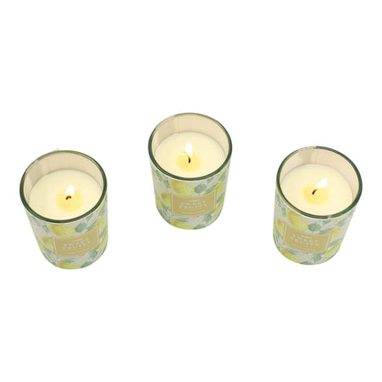 Floral dreams Glass Jar Candle Gift Set with Triangle Box SS51016-36 (12Pack)