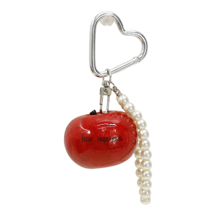 Cute Red Apple With Pearl Keychain and Bag Charm JK6413-2 (12)