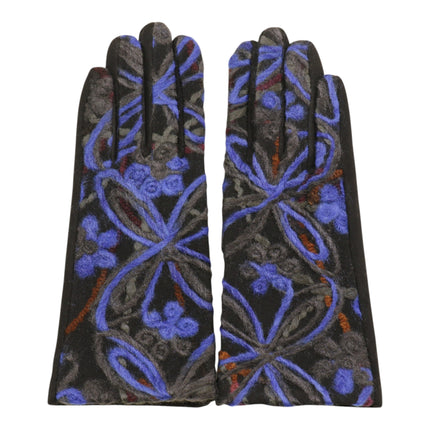 Women's Embroidery Texting Gloves GL6830-6 (12PAIR)