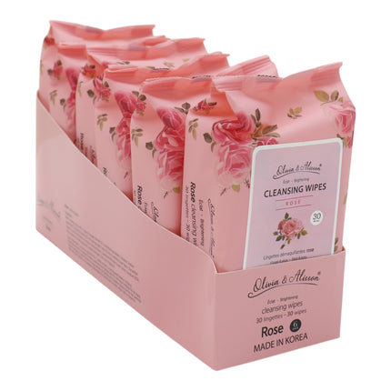 Rose Cleansing Makeup Remover Wipes MIT003 (12PK)