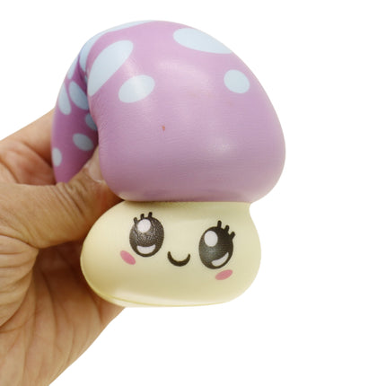 Cute Colorful Mushroom Foam Sponge Squishy Toy SS6425-14 (12PC)