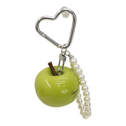 Cute Green Apple With Pearl Keychain and Bag Charm JK6413-1 (12)