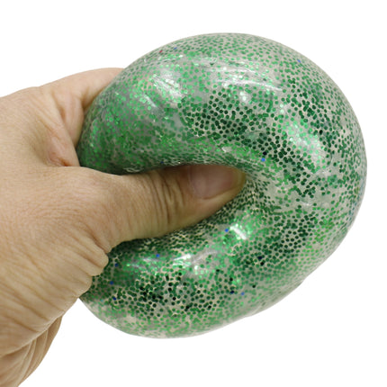 Mystery Glitter Jiggly Bun Squishy Dumpling  SS6418-3 (12PC)