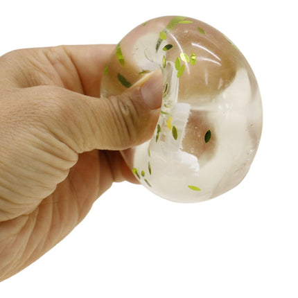 Clear Daisy Squishy Toy JT6407-5 (12PC)