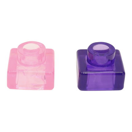 58 Count Colorful Gummy Squishy Sensory Building Block Toy ZPH-58 (12PC)