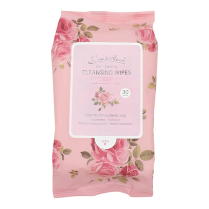 Rose Cleansing Makeup Remover Wipes MIT003 (12PK)