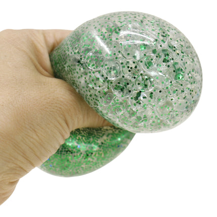 Mystery Glitter Jiggly Bun Squishy Dumpling  SS6418-3 (12PC)
