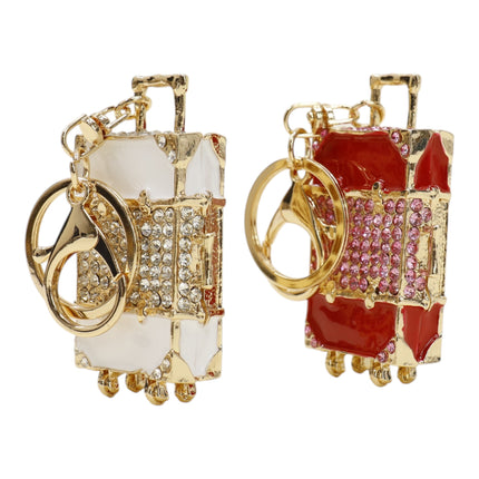 Cute Suitcase-Shaped Rhinestone Keychain and Bag Charm JK6303-22 (12)