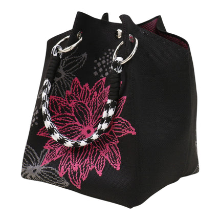 Floral Pattern Women's Knitted Bucket Bag JB6122-2 (12PC)
