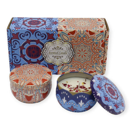 Bohemia 2pcs Fragrance Scented Candle SS51113-12 (12Pack)