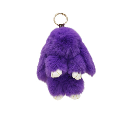 Cut Rabbit Pom Pom Keychain KC0225-5 (12PC)