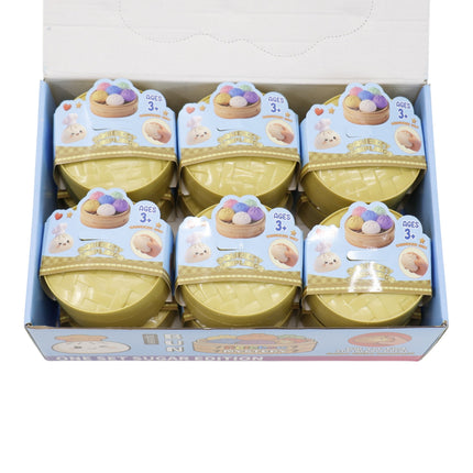 Mystery Glitter Jiggly Bun Squishy Dumpling  SS6418-3 (12PC)