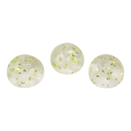 Clear Daisy Squishy Toy JT6407-5 (12PC)