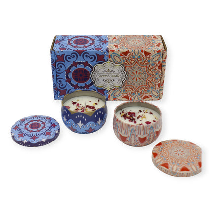 Bohemia 2pcs Fragrance Scented Candle SS51113-12 (12Pack)