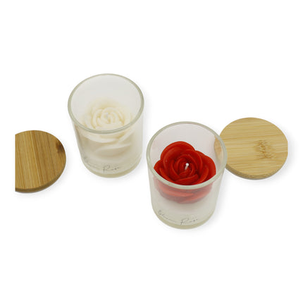 Rose Flower Fragrance Scented Candle SS51016-4 (12pc)