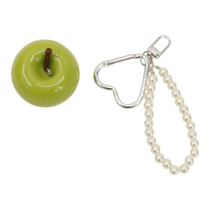 Cute Green Apple With Pearl Keychain and Bag Charm JK6413-1 (12)
