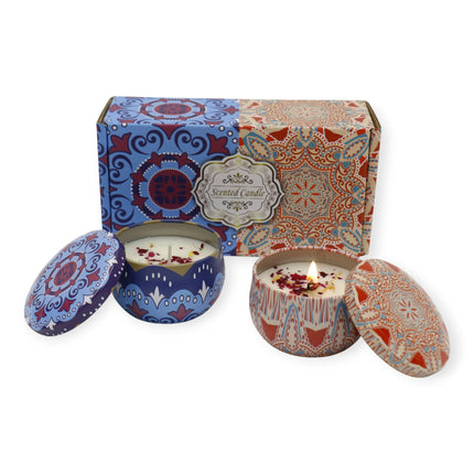 Bohemia 2pcs Fragrance Scented Candle SS51113-12 (12Pack)