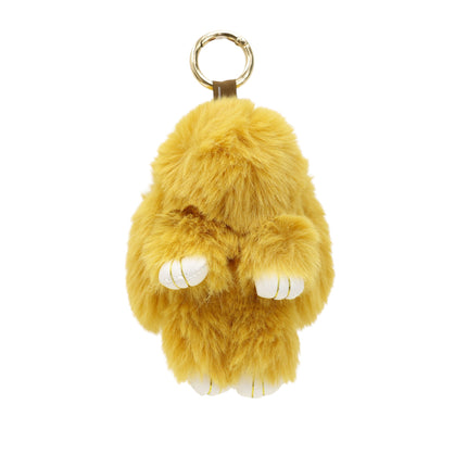 Cut Rabbit Pom Pom Keychain KC0225-5 (12PC)
