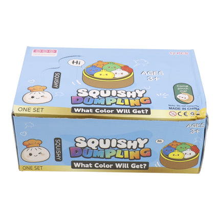 Mystery Glitter Jiggly Bun Squishy Dumpling  SS6418-3 (12PC)