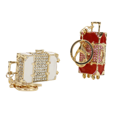 Cute Suitcase-Shaped Rhinestone Keychain and Bag Charm JK6303-22 (12)