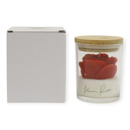 Rose Flower Fragrance Scented Candle SS51016-4 (12pc)