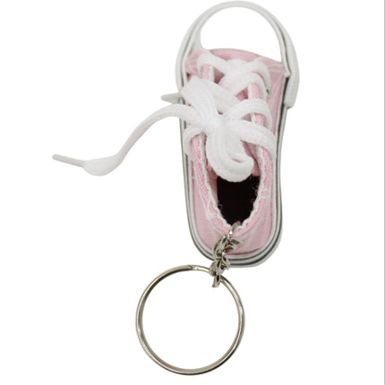 Cute Classic Canvas Rubber Sole Sneakers Car Bag Pendant Key Chain KC5909-4 (12PC)