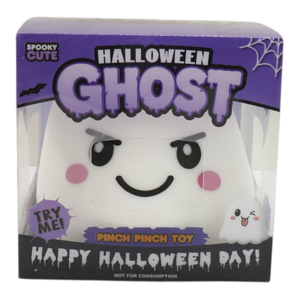 Jumbo 6 Inch Halloween Ghost Fluffy Squishy Toy SS6813-34 (4PC)