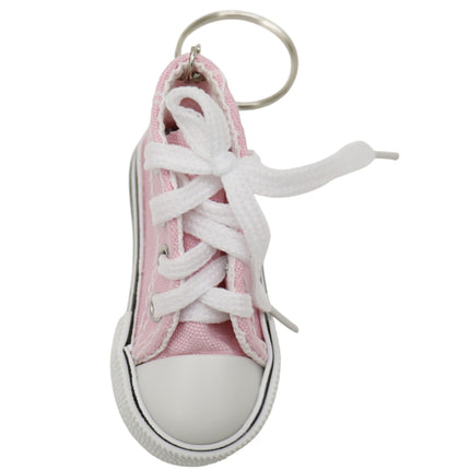 Cute Classic Canvas Rubber Sole Sneakers Car Bag Pendant Key Chain KC5909-4 (12PC)