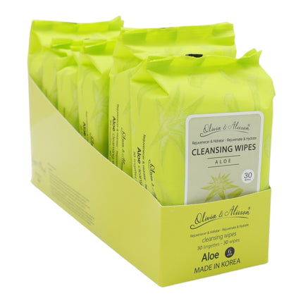 Aloe Cleansing Makeup Remover Wipes MIT004 (12PK)
