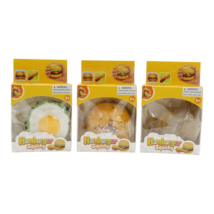 Silicon Burger Set Squishy Toy JT6610-9 (20PC)