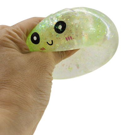 Glitter Maltose Sugar Squishy Dumpling Toy JT6610-15 (12PC)